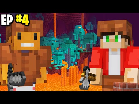 Conquering The Nether in BROOKIE SMP - Episode #4