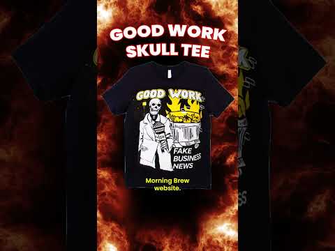 the good work skull tee