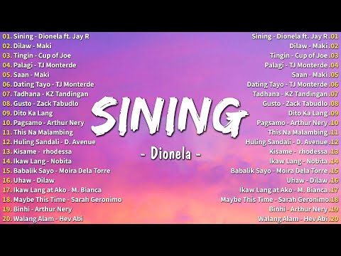 Sining - Dionela ft. Jay R 💗 Top Trending OPM Love Songs 2024 | New Sweet OPM Love Songs 2024