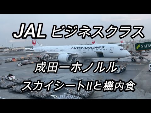 旅行編【JALビジネスクラス】　機内食とスカイシートⅡ