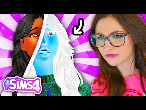 i tried to make a sim with the colors INVERTED in sims 4