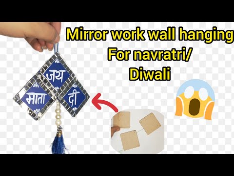 DIY wall hanging for festive decoration 😁| home decor ideas #navratri #diwali #trending #viral