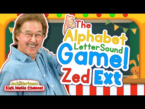 The Alphabet Letter Sound Game! | Extended | Zed Version | Jack Hartmann