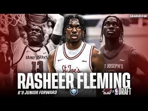 St. Joe's Rasheer Fleming Midseason Highlights | Sleeper in 2025 NBA Draft