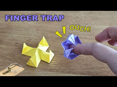 How to Make Finger Trap Origami - Tutorial