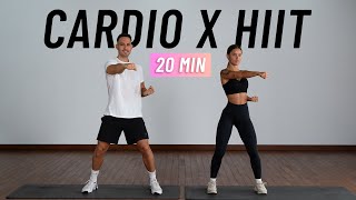 20 MIN CARDIO HIIT WORKOUT - ALL STANDING - Full Body, No Equipment, No Repeats