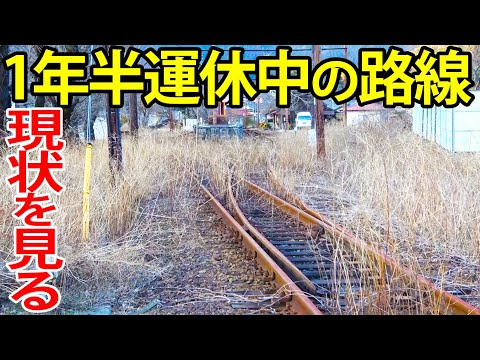 【閉じ込められた車両】1年半以上運休になっている路線の現状を見に行きました。