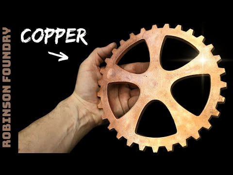 Copper Casting - Making copper "Trivets" for the kitchen