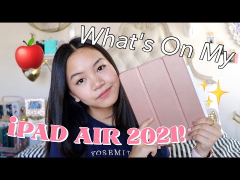 iPAD AIR TOUR 2021! 🍎 (+ how I take notes, new screen protector, and more!)