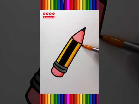 how to coloring a pencil #drawing #coloring #painting #shorts