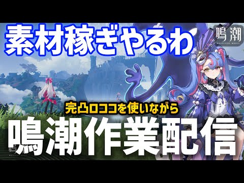 【鳴潮】神ゲー「鳴潮」、フィービー性能予想しながら素材や音骸を集める作業配信、完凸ロココを添えて【Wuthering Waves】 #鳴潮 #プロジェクトWAVE