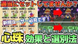 【ドラクエウォーク】新規勢・心珠の理解を深めたい方、必見！何を残して何を合成する！？効果を知ってしっかり選別しよう！