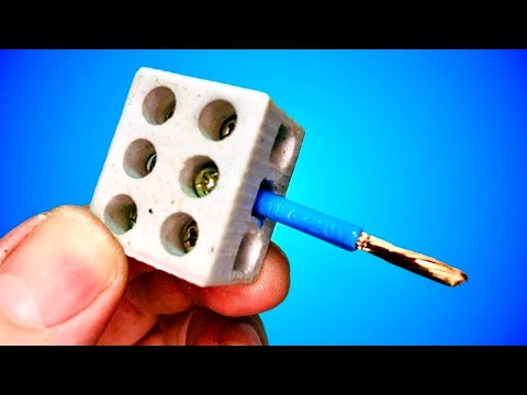 Many people do not know this technique using the wire connector