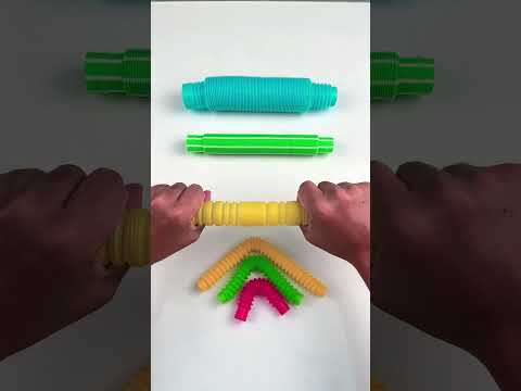 Creating POP-TUBE #creative #diy #oddasmr #poptubesounds #satisfyingvideos #toys #relaxing