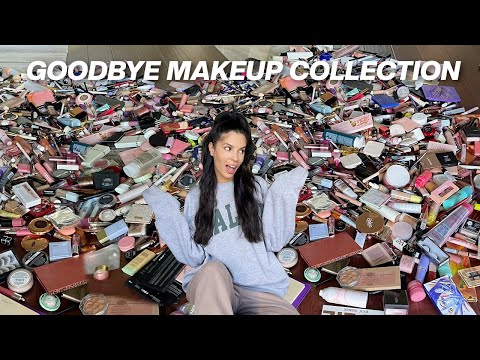 Getting rid of my MASSIVE makeup collection 2025