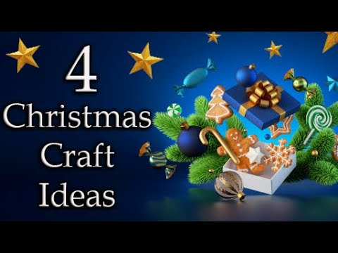 4 IDEAS🎄Christmas Tree Ornaments🎄Christmas decoration ideas for home🎄DIY Christmas Crafts Ideas