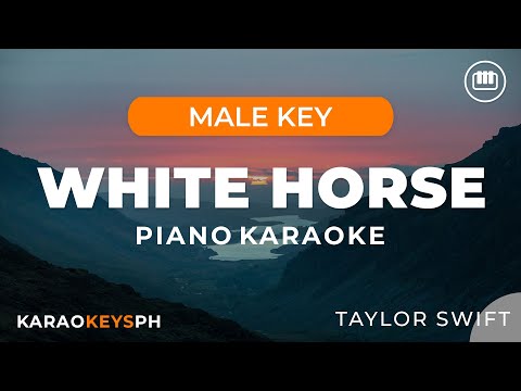 White Horse - Taylor Swift (Male Key - Piano Karaoke)