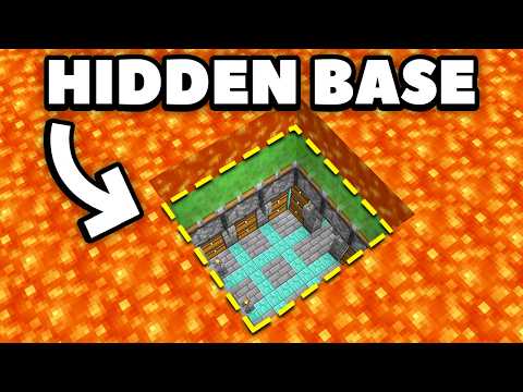 I Built The Most Secure Base Under The Nether in Minecraft Hardcore