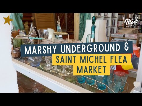 Exploring Montreal's Midcentury Marvels: Marche Underground &  Saint Michel Flea Market Finds!