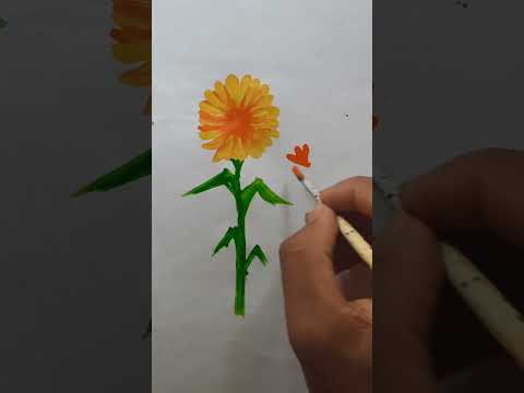 flowers drawing easy steps ||#ytshorts #arts #youtubeshorts