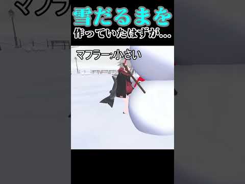 雪だるまを作るワールドで、雪だるまどころではなくなってしまった紅シャケ #vrchat