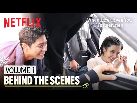 [Vol. 1 BTS] Inside peek at the kiss scene | When Life Gives You Tangerines | Netflix [ENG SUB]