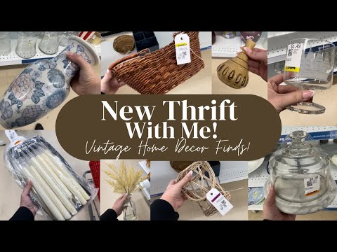 Thrift With Me! Vintage Home Decor Shopping!