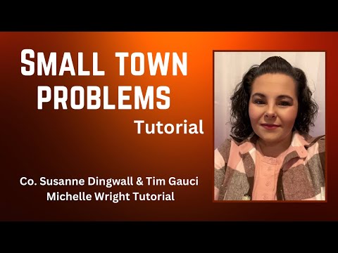 Small town problems line dance tutorial Improver choreography by Susanne Dingwall & Tim Gauci