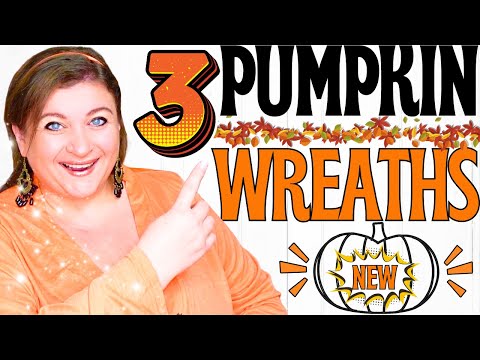 Can You Really Make a BEAUTIFUL Pumpkin Wreath in 30 Minutes?