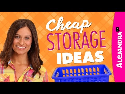 Cheap Storage Ideas - Dollar Store Haul