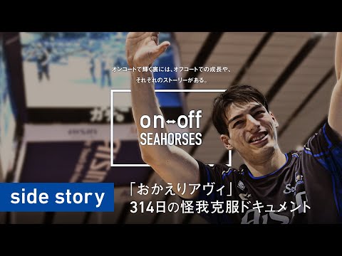 「おかえりアヴィ」314日の怪我克服ドキュメント「on-off SEAHORSES」side story | シーホース三河