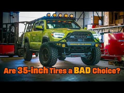 How Much POWER Do You Lose with 35-Inch Tires? Dyno Numbers on a 3rd gen Tacoma!