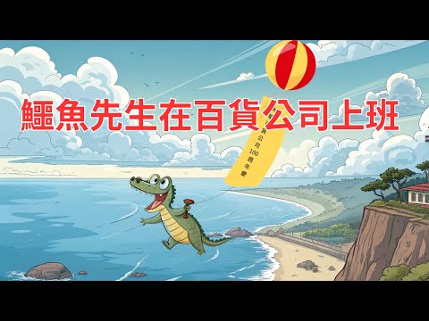 【鱷魚先生在百貨公司上班】兒童睡前故事繪本｜兒童故事繪本｜床邊故事｜童話故事｜寓言故事｜兒童動畫｜晚安故事｜小寶貝被點名了嗎?｜想讓元元點名的小寶貝請跟老師聯絡｜元元老師的聯絡方式在描述欄