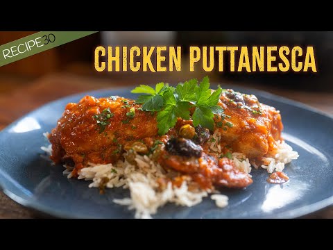 Chicken Puttanesca Mediterranean Style