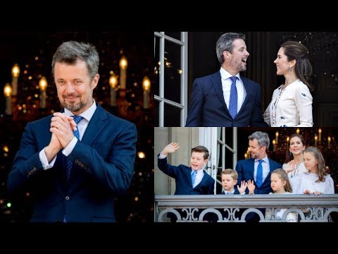 #Kronprinsen50 | Danish people cheer for Crown Prince Frederik in Amalienborg