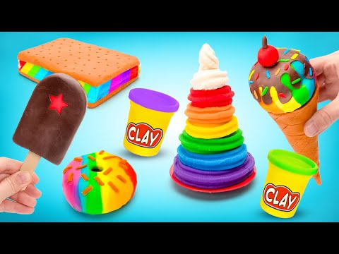 Cooking Up a RAINBOW! 🌈 Colorful Clay Desserts! Fun DIY with Mr.Maker by Imagine PlayWorld