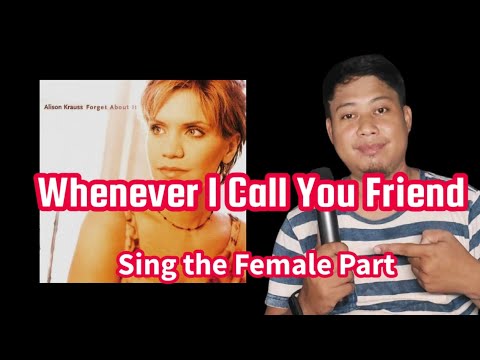 Whenever I Call You "Friend" - Alison Kraus & Michael Johnson - Karaoke -Male Part Only