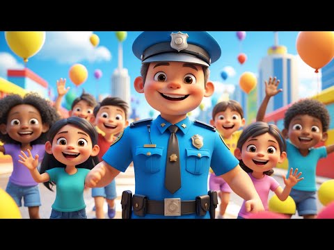 🎶 "Police to the Rescue! 🚔 | Fun & Educational Song for Kids"