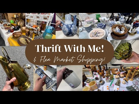 Thrift With Me & Flea Market Shopping!