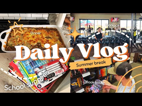 NEW✨DAY IN THE LIFE||SCHOOL SUPPLY HAUL+ HOMESCHOOL SCHEDULES||VLOG