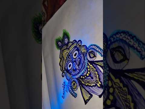 lord of jagannath drawing  // easy drawing of lord jagannath  // jay jagannath drawing