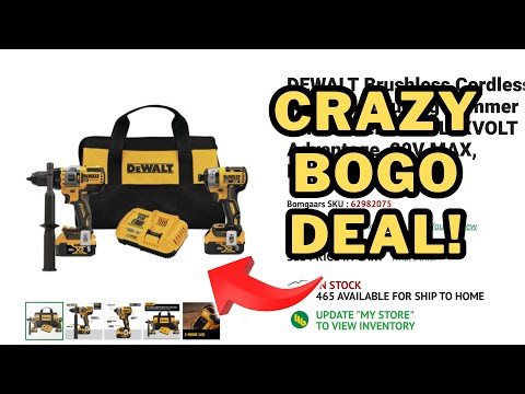 MASSIVE DeWalt Tool Deal at Bomgaars You Need to See!