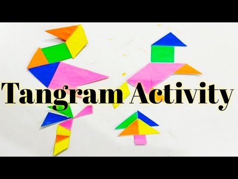 Tangram/Tangram Activity/How to make Tangram/Tangram Animals/Tangram Tree/Learn How to make Tangram