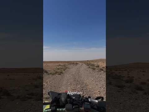 Bikepacking Algerian desert