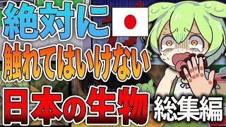 【総集編】絶対に触れてはいけない日本の生物【ずんだもん＆ゆっくり解説】