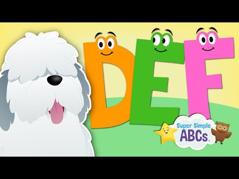 The Sounds of the Alphabet | D-E-F | ​​🌈 Super Simple ABCs