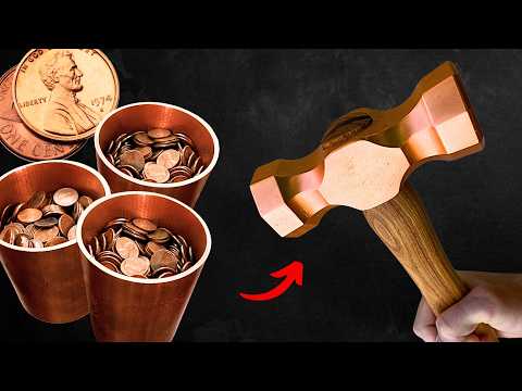 Making a Hammer out of Pennies (1000 Melted Pennies)