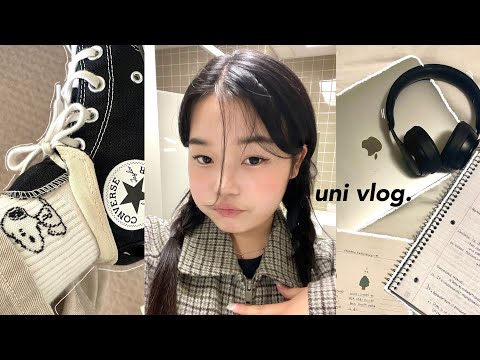 UNIVERSITY VLOG🎧☁️Productive days on campus, what I eat,  prepping for fall etc...