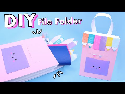 DIY How to make Paper File Folder