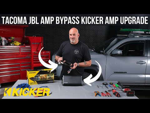 Toyota Tacoma Kicker JBL Amp Bypass Plug & Play 5-Channel Amp Bundle | 2016 - 2023 Toyota Tacoma